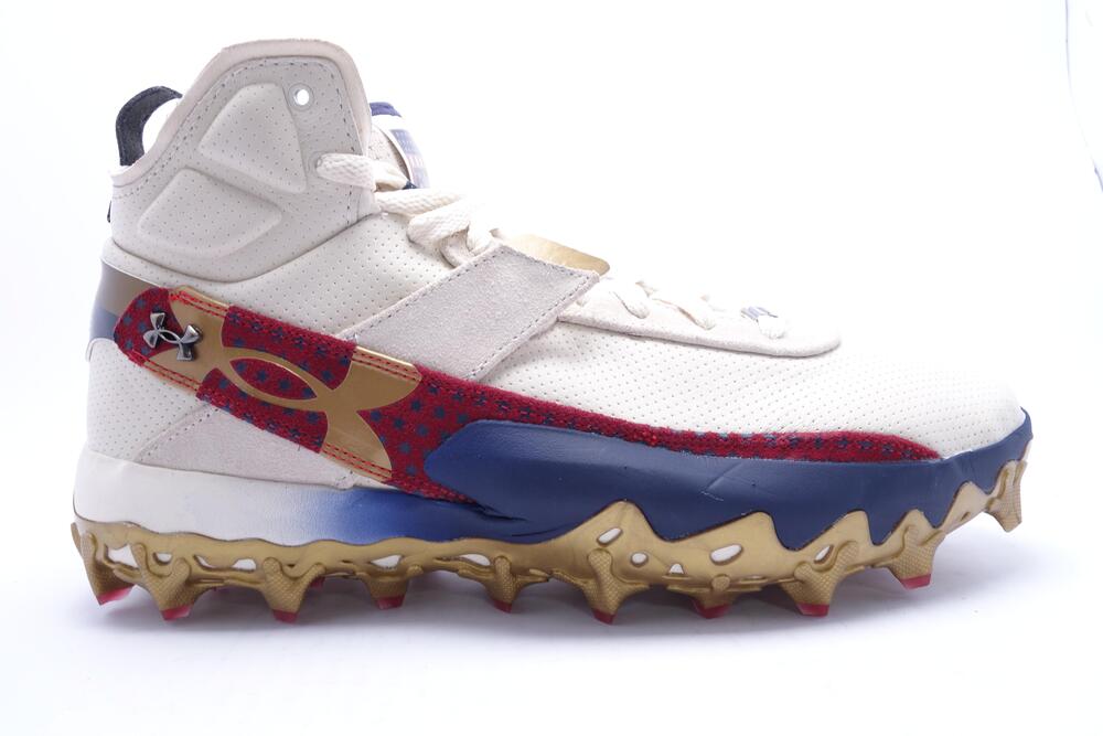 Under Armour Harper Shoes Mens Size 12.5 USA Flag Baseball Cleats 6000704-279